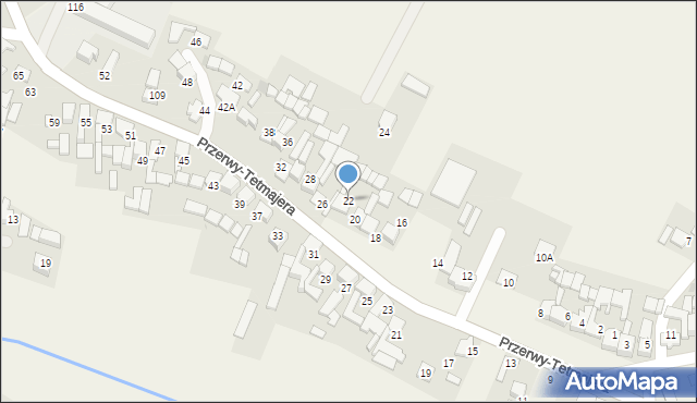 Ludźmierz, Przerwy-Tetmajera Kazimierza, 22, mapa Ludźmierz