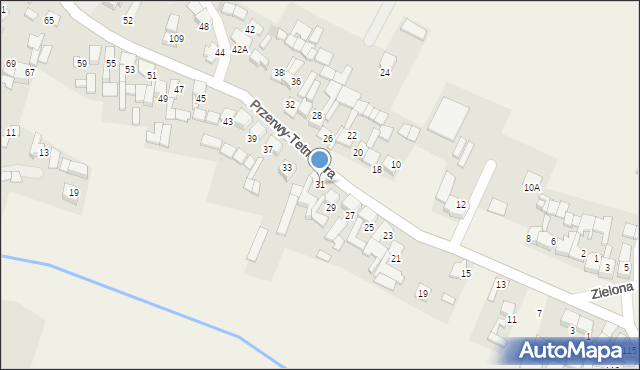 Ludźmierz, Przerwy-Tetmajera Kazimierza, 31, mapa Ludźmierz