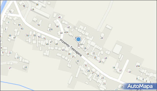 Ludźmierz, Przerwy-Tetmajera Kazimierza, 32, mapa Ludźmierz