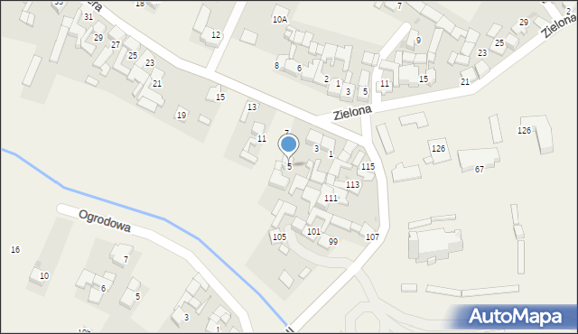 Ludźmierz, Przerwy-Tetmajera Kazimierza, 5, mapa Ludźmierz