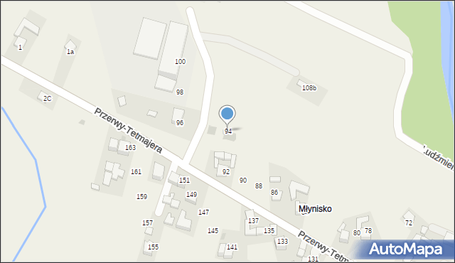 Ludźmierz, Przerwy-Tetmajera Kazimierza, 94, mapa Ludźmierz