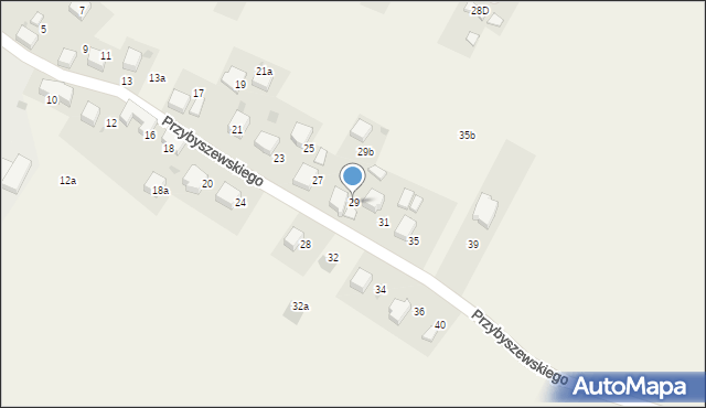 Luszowice, Przybyszewskiego Stanisława, 29, mapa Luszowice