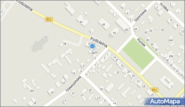 Maciejowice, Przewozińska, 2A, mapa Maciejowice