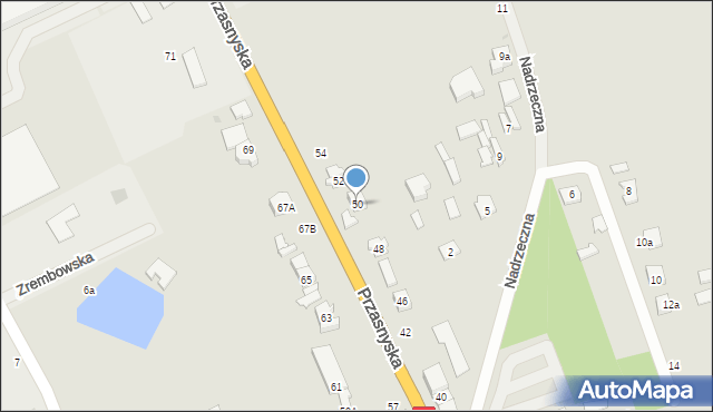 Maków Mazowiecki, Przasnyska, 50, mapa Maków Mazowiecki