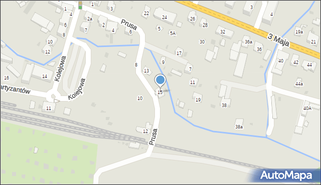 Maków Podhalański, Prusa, 15, mapa Maków Podhalański