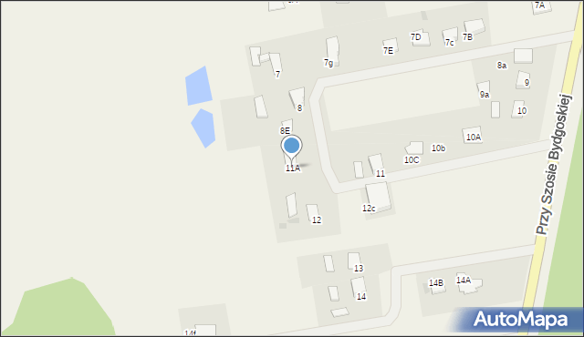 Mały Mędromierz, Przy Szosie Bydgoskiej, 11A, mapa Mały Mędromierz