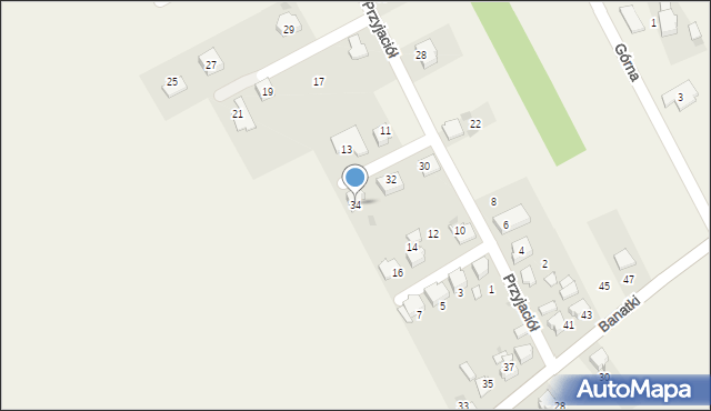 Mechnica, Przyjaciół, 34, mapa Mechnica