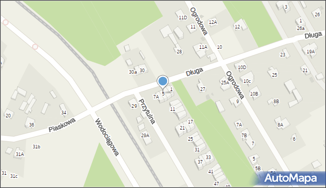 Michałów-Reginów, Przytulna, 5, mapa Michałów-Reginów