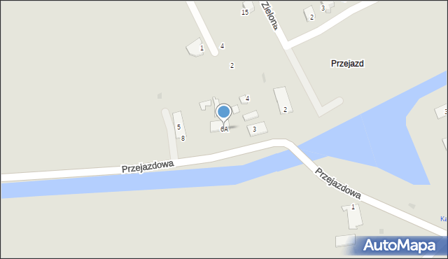 Miłomłyn, Przejazdowa, 6A, mapa Miłomłyn