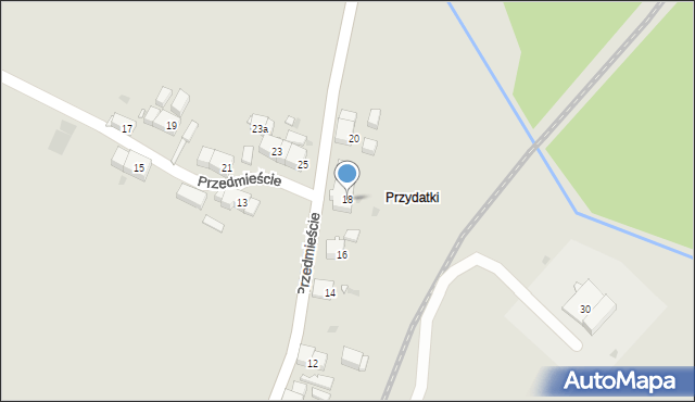 Mirsk, Przedmieście, 18, mapa Mirsk