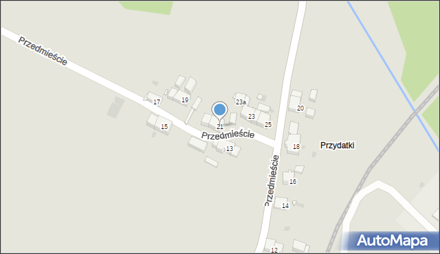 Mirsk, Przedmieście, 21, mapa Mirsk