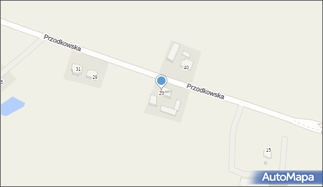 Miszewo, Przodkowska, 23, mapa Miszewo