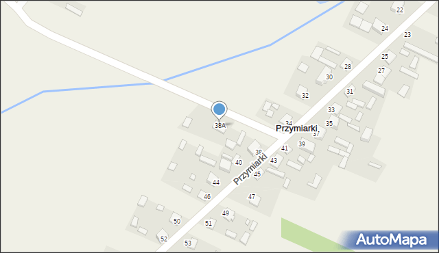 Młynek, Przymiarki, 38A, mapa Młynek