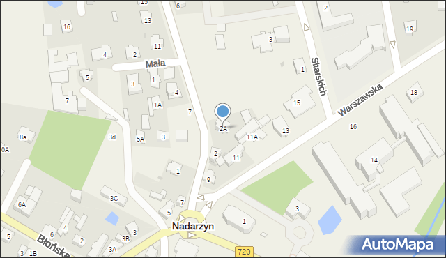 Nadarzyn, Pruszkowska, 2A, mapa Nadarzyn