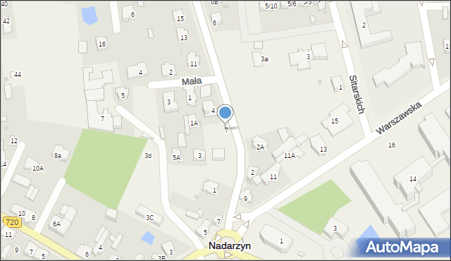 Nadarzyn, Pruszkowska, 7, mapa Nadarzyn