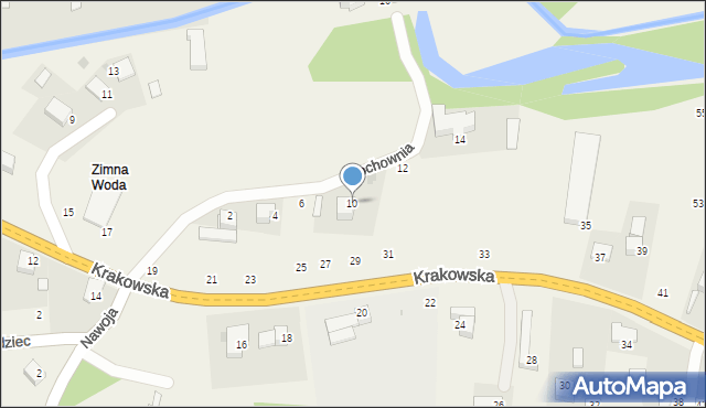 Nawojowa Góra, Prochownia, 10, mapa Nawojowa Góra