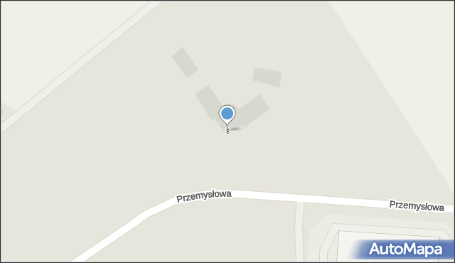 Nidzica, Przemysłowa, 8, mapa Nidzica