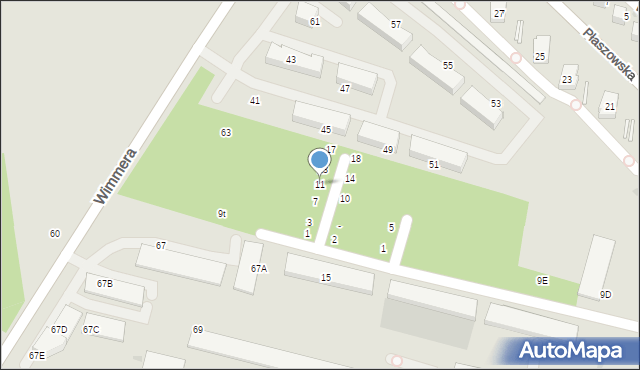 Niepołomice, Przyjazna, 11, mapa Niepołomice