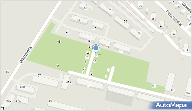 Niepołomice, Przyjazna, 14, mapa Niepołomice