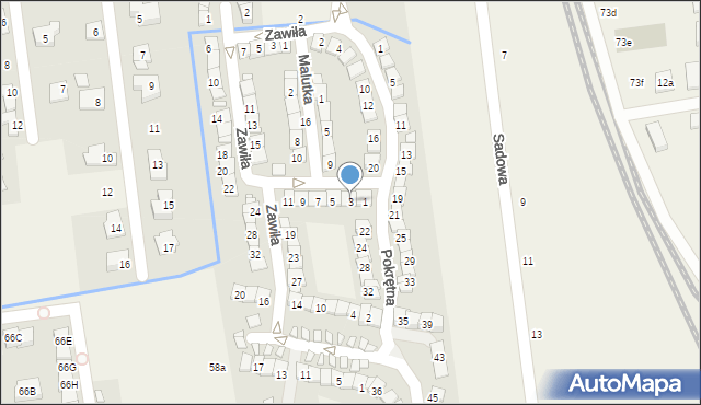 Nowa Iwiczna, Przy Wiatraku, 3, mapa Nowa Iwiczna