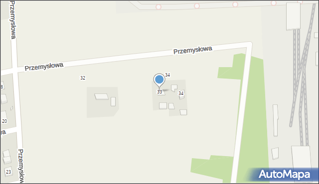 Nowa Wieś Wielka, Przemysłowa, 33, mapa Nowa Wieś Wielka