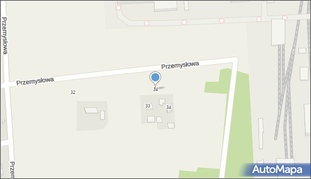 Nowa Wieś Wielka, Przemysłowa, 34, mapa Nowa Wieś Wielka