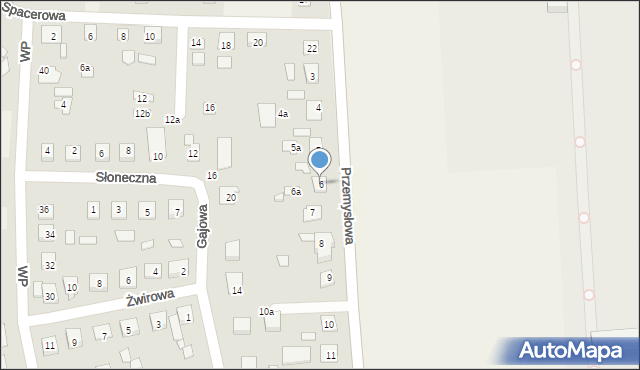 Nowa Wieś Wielka, Przemysłowa, 6, mapa Nowa Wieś Wielka