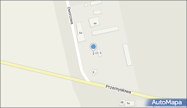 Nowe Miasteczko, Przemysłowa, 4, mapa Nowe Miasteczko