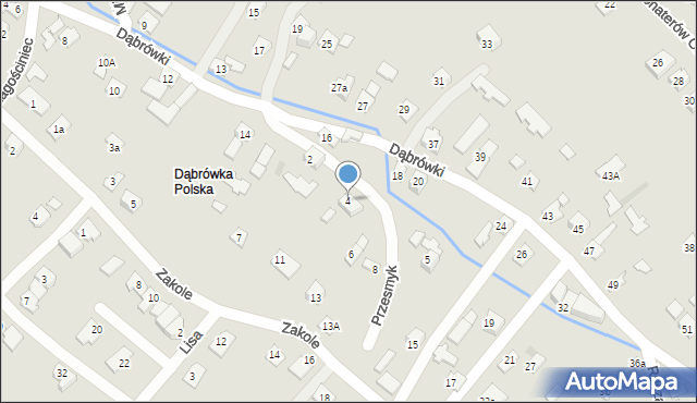 Nowy Sącz, Przesmyk, 4, mapa Nowego Sącza