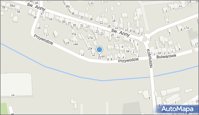 Nowy Targ, Przywodzie, 11, mapa Nowego Targu