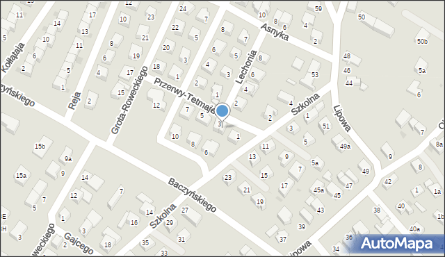 Oława, Przerwy-Tetmajera Kazimierza, 3a, mapa Oława