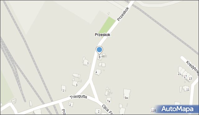 Opole, Przeskok, 6, mapa Opola