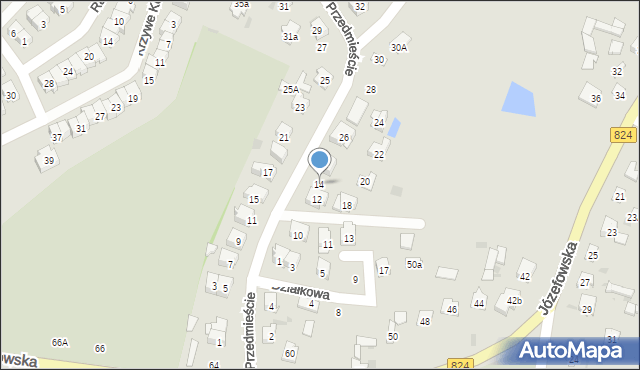 Opole Lubelskie, Przedmieście, 14, mapa Opole Lubelskie
