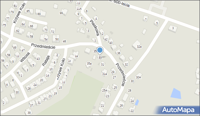 Opole Lubelskie, Przedmieście, 33, mapa Opole Lubelskie