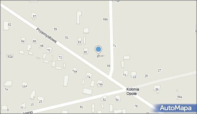 Opole Lubelskie, Przemysłowa, 67, mapa Opole Lubelskie