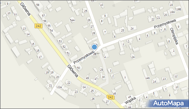 Osiek nad Notecią, Przemysłowa, 1B, mapa Osiek nad Notecią