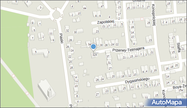 Ostrowiec Świętokrzyski, Przerwy-Tetmajera Kazimierza, 41, mapa Ostrowiec Świętokrzyski