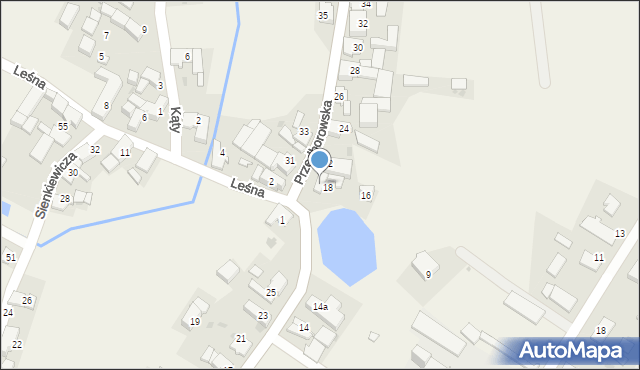 Ostrożnica, Przedborowska, 20, mapa Ostrożnica