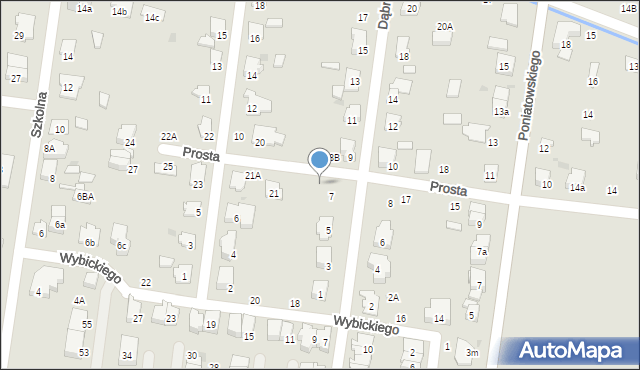 Ożarów Mazowiecki, Prosta, 19, mapa Ożarów Mazowiecki
