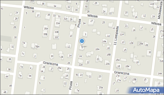 Ożarów Mazowiecki, Prusa Bolesława, 5, mapa Ożarów Mazowiecki