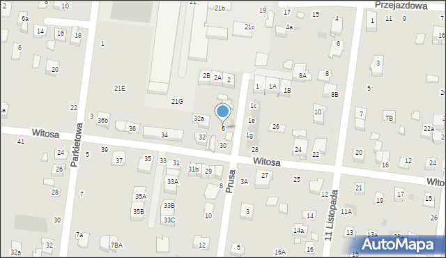 Ożarów Mazowiecki, Prusa Bolesława, 6, mapa Ożarów Mazowiecki