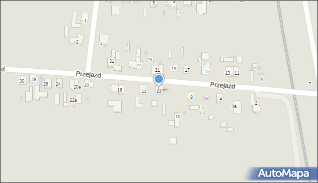 Ozorków, Przejazd, 12, mapa Ozorków