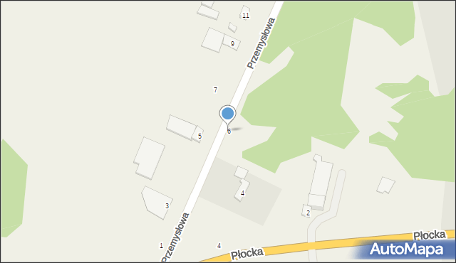 Pęchcin, Przemysłowa, 6, mapa Pęchcin