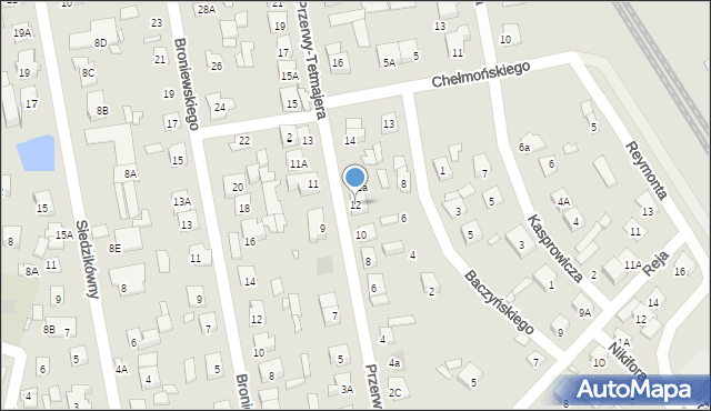 Piaseczno, Przerwy-Tetmajera Kazimierza, 12, mapa Piaseczno