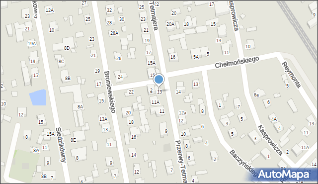 Piaseczno, Przerwy-Tetmajera Kazimierza, 13, mapa Piaseczno