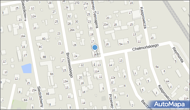 Piaseczno, Przerwy-Tetmajera Kazimierza, 15, mapa Piaseczno