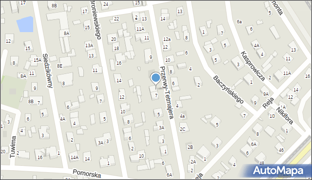 Piaseczno, Przerwy-Tetmajera Kazimierza, 7A, mapa Piaseczno