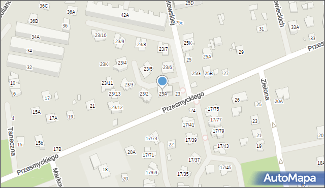 Piaseczno, Przesmyckiego, 23A, mapa Piaseczno