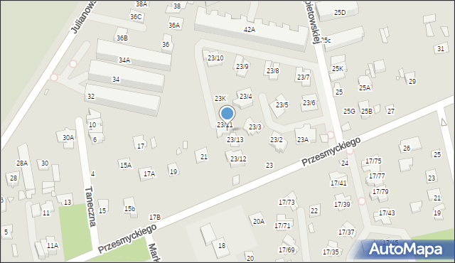 Piaseczno, Przesmyckiego, 23L, mapa Piaseczno