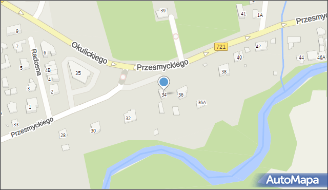 Piaseczno, Przesmyckiego, 34, mapa Piaseczno